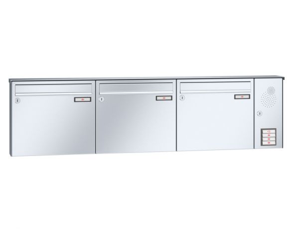 Renz Aufputz Basic | 10-0-25077 | 3-teilig 370x330x100 Edelstahl