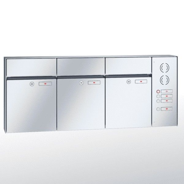 Renz Plan Aufputz | 60-0-60044 | 3-teilig 300x440x160 Edelstahl, IK rechts