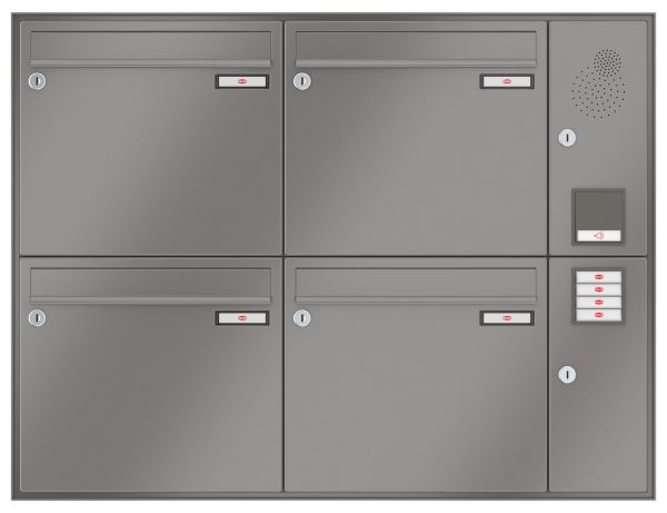 Renz Unterputz Schattenfugenrahmen | 10-0-35053 | 4-teilig 370x330x145 lackiert, IK rechts