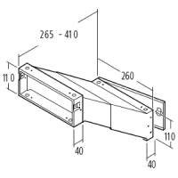 Kasten 260x110x265-410 mm | 11L