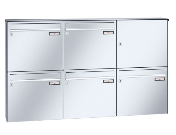 Renz Aufputz Basic | 10-0-35010 | 5-teilig 370x330x145 Edelstahl