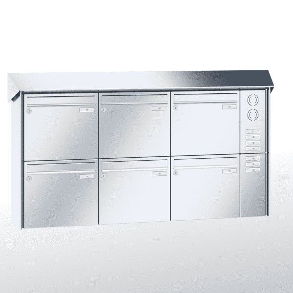 Renz Aufputz Prisma | 10-0-35969 | 6-teilig 370x330x145 Edelstahl