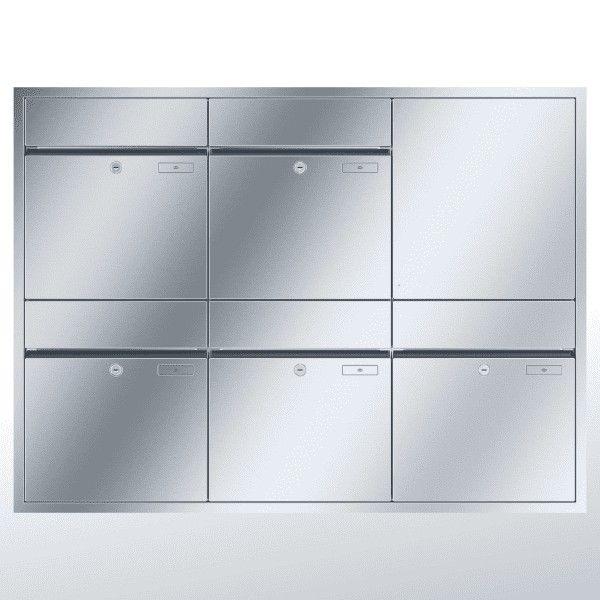 Renz Plan Unterputz | 60-0-60310 | 5-teilig 400x440x160 Edelstahl