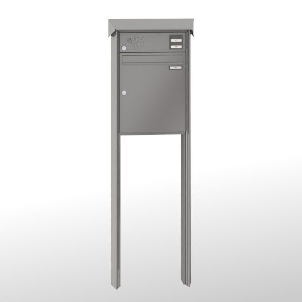 Renz Briefkastenanlage Prisma 1-teilig 370x440x145 mm lackiert mit Inst.-Kasten oben