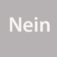 ohne zweites Namensschild