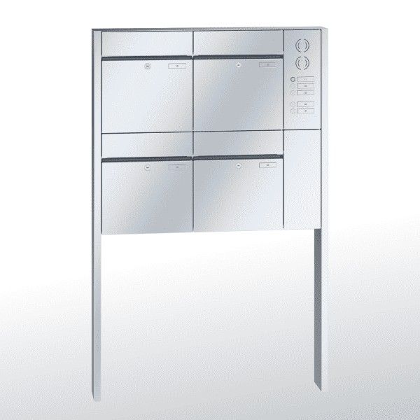 Renz Plan freistehend | 60-0-60390 | 4-teilig 400x440x160 Edelstahl, IK rechts