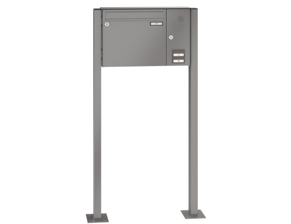 Renz Briefkasten freistehend Basic (B) mit Installationskasten | 10-0-25052 | Kasten 370x330x100 |