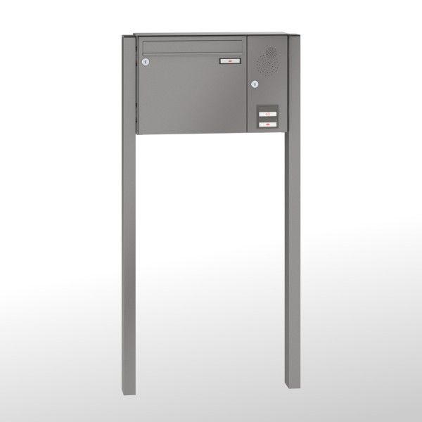 Renz Briefkasten freistehend Basic (B) mit Installationskasten | 10-0-25052 | Kasten 370x330x100 |