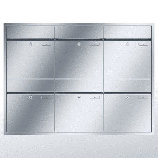Renz Plan Unterputz | 60-0-60311 | 6-teilig 400x440x160 Edelstahl