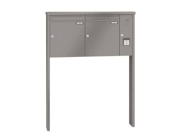 Renz Briefkastenanlage Tetro 2-teilig 370x440x145 mm lackiert mit Inst.-Kasten rechts