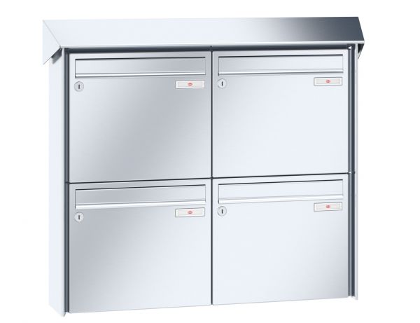 Renz Aufputz Prisma | 10-0-25841 | 4-teilig 370x330x100 Edelstahl