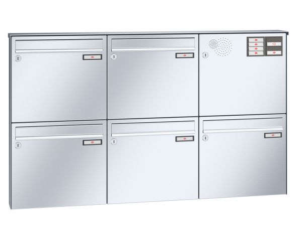 Renz Aufputz Basic | 10-0-25041 | 5-teilig 370x330x100 Edelstahl