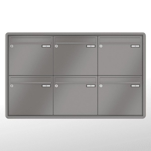 Renz Unterputz Rundrahmen | 10-0-25233 | 6-teilig 370x330x100 lackiert