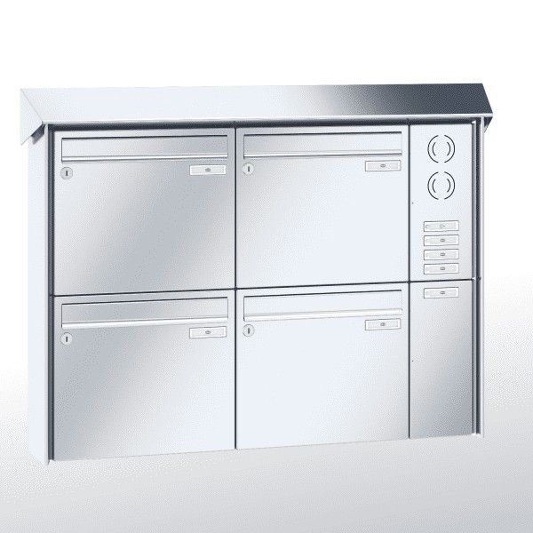 Renz Aufputz Prisma | 10-0-25854 | 4-teilig 370x330x100 Edelstahl