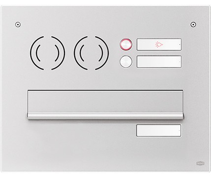 Renz Briefkasten Mauerdurchwurf ALU |14-0-14100 | 260mm Breite | mit Installationskasten