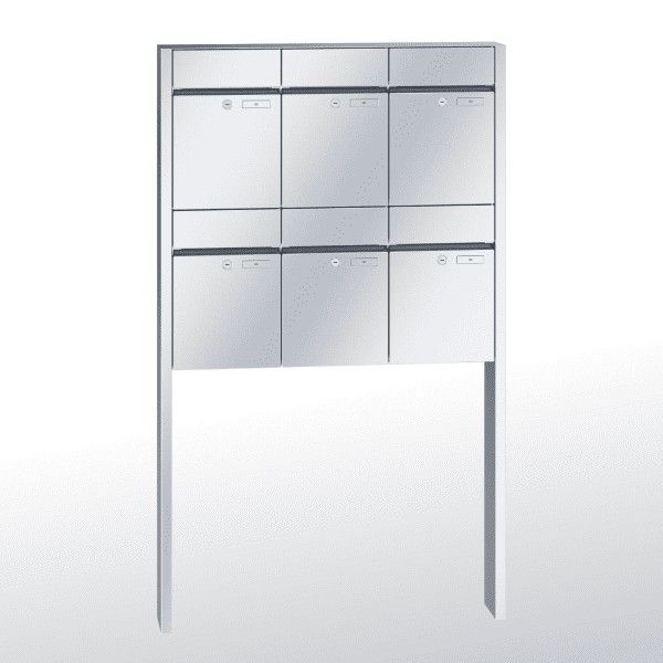 Renz Plan freistehend | 60-0-60374 | 6-teilig 300x440x160 Edelstahl