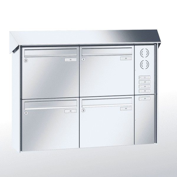 Renz Aufputz Prisma | 10-0-35967 | 4-teilig 370x330x145 Edelstahl