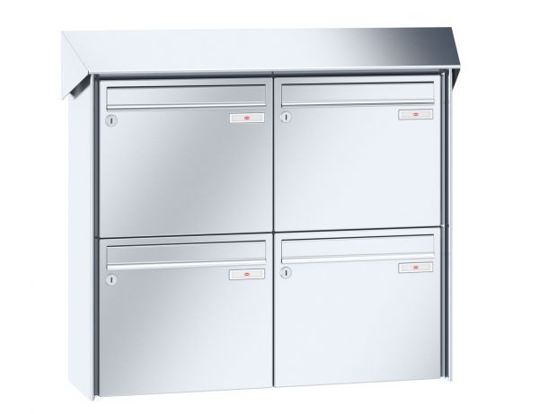 Renz Aufputz Prisma | 10-0-35953 | 4-teilig 370x330x145 Edelstahl
