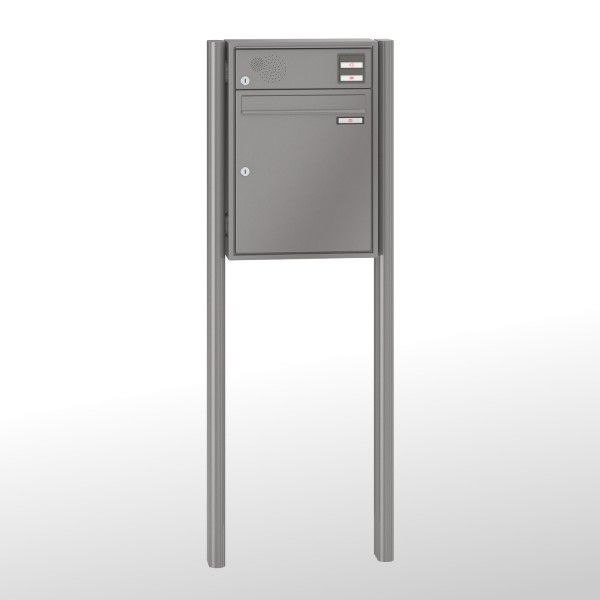 Renz Briefkastenanlage Quadra 1-teilig 370x440x145 mm lackiert mit Inst.-Kasten oben