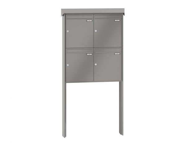 Renz Briefkastenanlage Prisma 4-teilig 370x440x145 mm lackiert