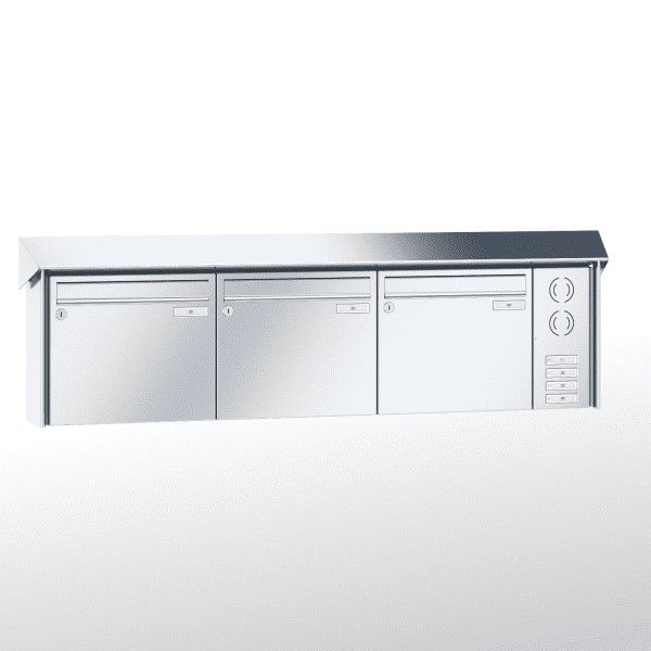 Renz Aufputz Prisma | 10-0-25853 | 3-teilig 370x330x100 Edelstahl