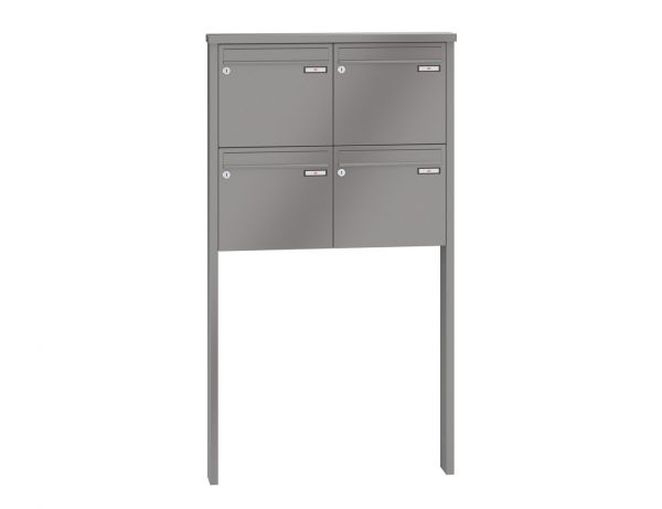 Renz Briefkastenanlage Tetro 4-teilig 370x330x100 mm lackiert