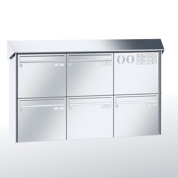 Renz Aufputz Prisma | 10-0-35968 | 5-teilig 370x330x145 Edelstahl