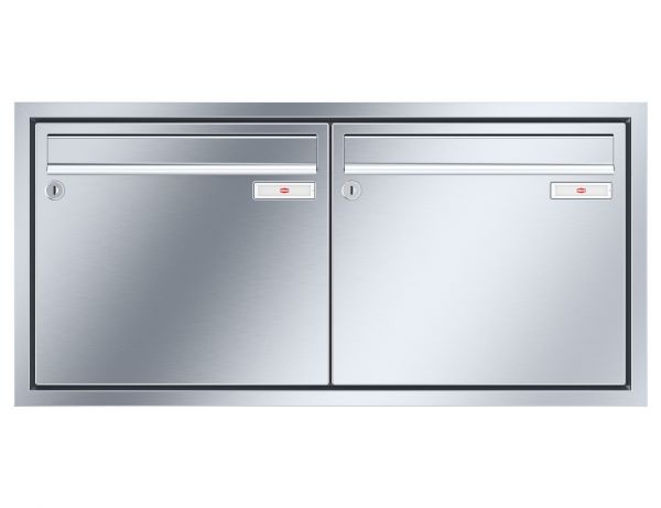 Renz Unterputz Eckrahmen | 10-0-25904 | 2-teilig 370x330x100 Edelstahl