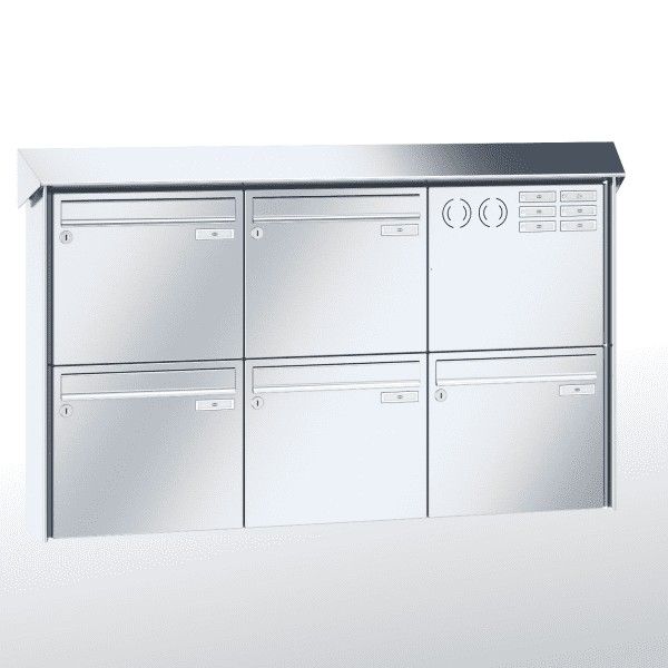 Renz Aufputz Prisma | 10-0-25855 | 5-teilig 370x330x100 Edelstahl