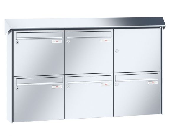 Renz Aufputz Prisma | 10-0-25842 | 5-teilig 370x330x100 Edelstahl