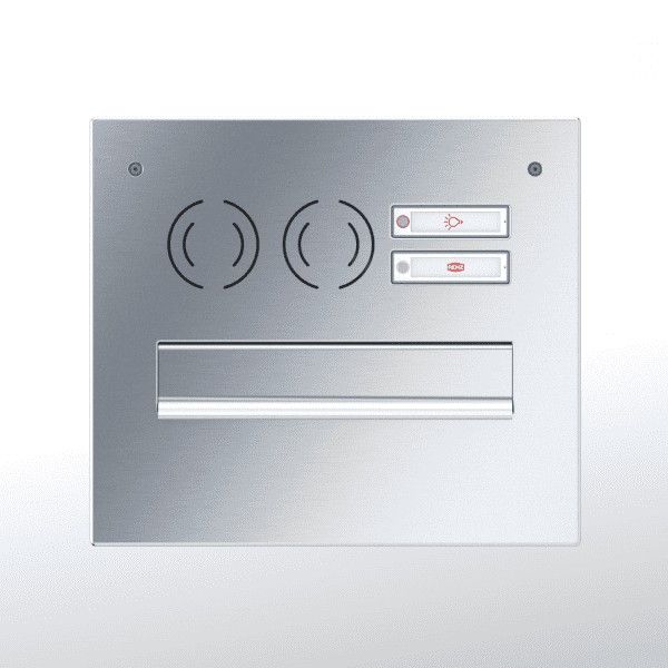 Renz Briefkasten Mauerdurchwurf ALU |14-0-14100 | 260mm Breite | mit Installationskasten
