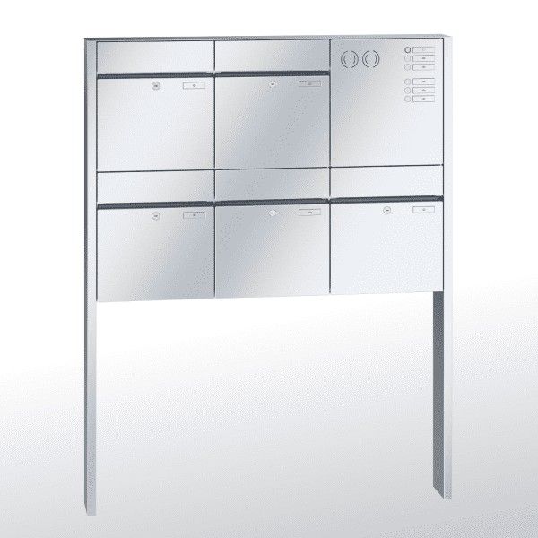Renz Plan freistehend | 60-0-60391 | 5-teilig 400x440x160 Edelstahl, IK rechts