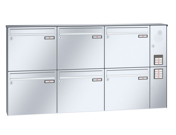 Renz Aufputz Basic | 10-0-35023 | 6-teilig 370x330x145 Edelstahl