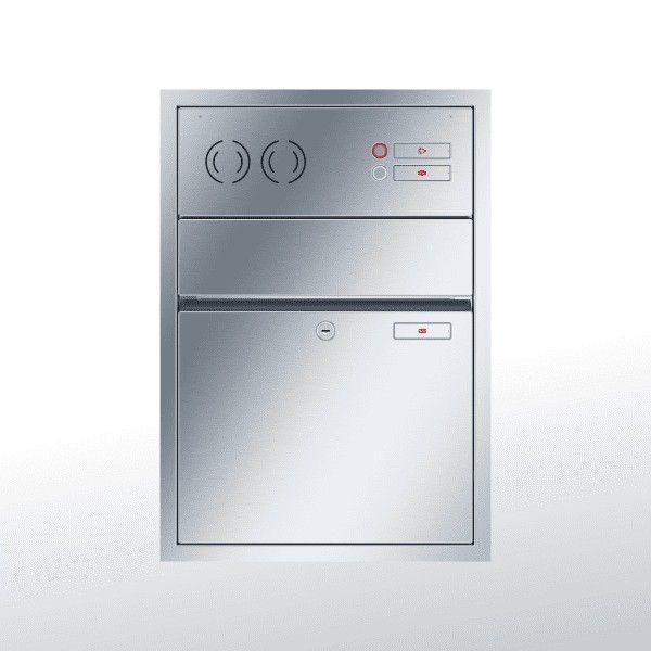 Renz Plan Unterputz | 60-0-60097 | 1-teilig 400x440x160 Edelstahl, IK oben