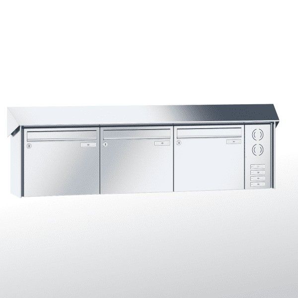 Renz Aufputz Prisma | 10-0-35966 | 3-teilig 370x330x145 Edelstahl