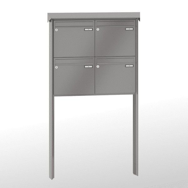 Renz Briefkasten freistehend Prisma |10-0-25294 | 370x330x100mm | 4-teilig