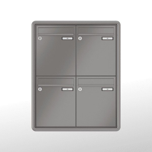 Renz Unterputz Rundrahmen | 10-0-25159 | 4-teilig 260x330x100 lackiert
