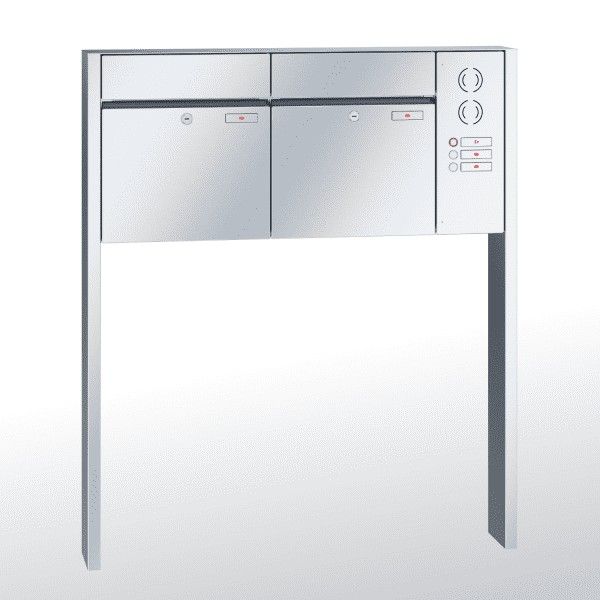 Renz Plan freistehend | 60-0-60091 | 2-teilig 400x440x160 Edelstahl, IK rechts