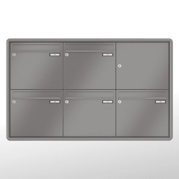 Renz Unterputz Rundrahmen | 10-0-25173 | 5-teilig 370x330x100 lackiert