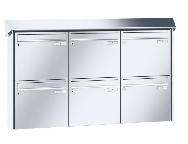 Renz Aufputz Prisma | 10-0-25843 | 6-teilig 370x330x100 Edelstahl
