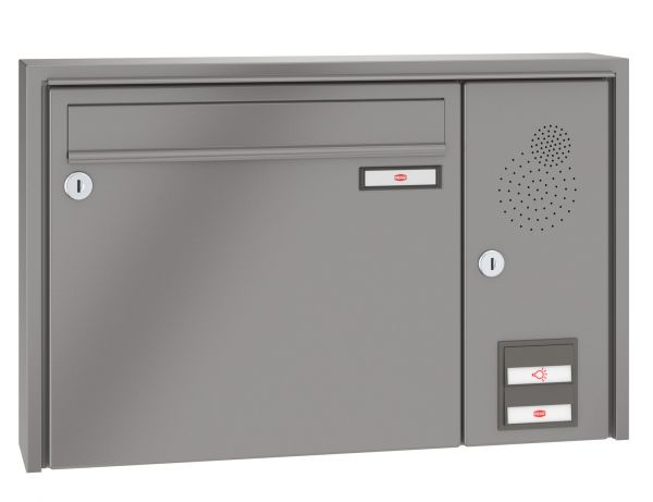 Renz Aufputz Quadra | 10-0-25825 | 1-teilig 370x330x100 lackiert, IK rechts