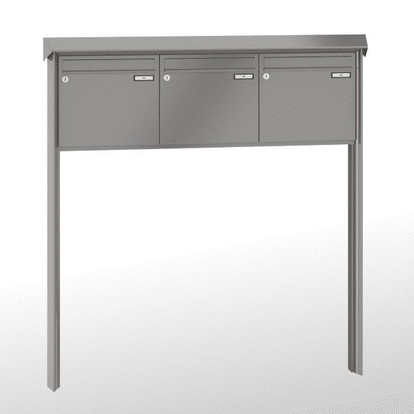Renz Briefkasten freistehend Prisma |10-0-25292 | 370x330x100mm | 3-teilig