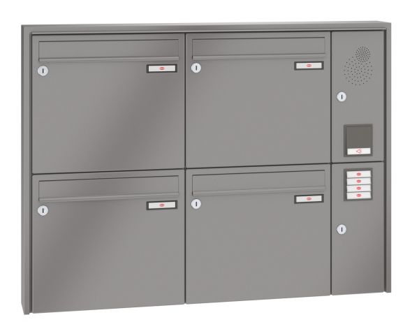 Renz Aufputz Quadra | 10-0-25828 | 4-teilig 370x330x100 lackiert
