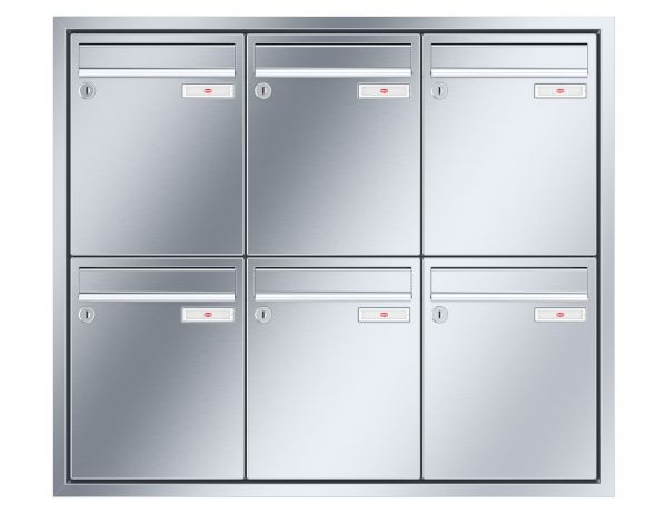 Renz Unterputz Eckrahmen | 10-0-25895 | 6-teilig 260x330x100 Edelstahl