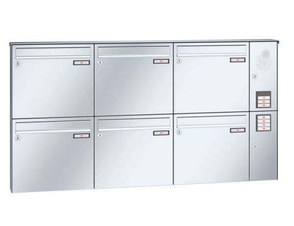 Renz Aufputz Basic | 10-0-25042 | 6-teilig 370x330x100 Edelstahl