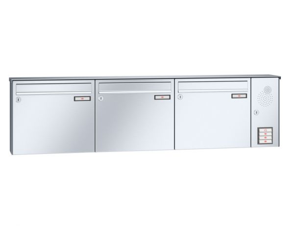 Renz Aufputz Basic | 10-0-35020 | 3-teilig 370x330x145 Edelstahl