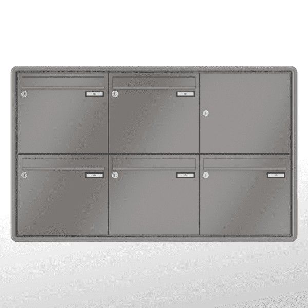 Renz Unterputz Rundrahmen | 10-0-35116 | 5-teilig 370x330x145 lackiert