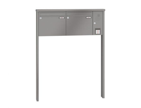 Renz Briefkastenanlage Tetro 2-teilig 370x330x100 mm lackiert mit Inst.-Kasten rechts