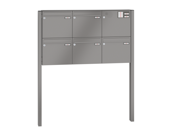 Renz Briefkasten freistehend Basic (B) mit Installationskasten | 10-​0-25061 | Kasten 370x330x100 |5