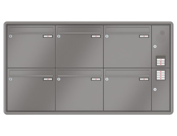 Renz Unterputz Rundrahmen | 10-0-35150 | 6-teilig 370x330x145 lackiert, IK rechts